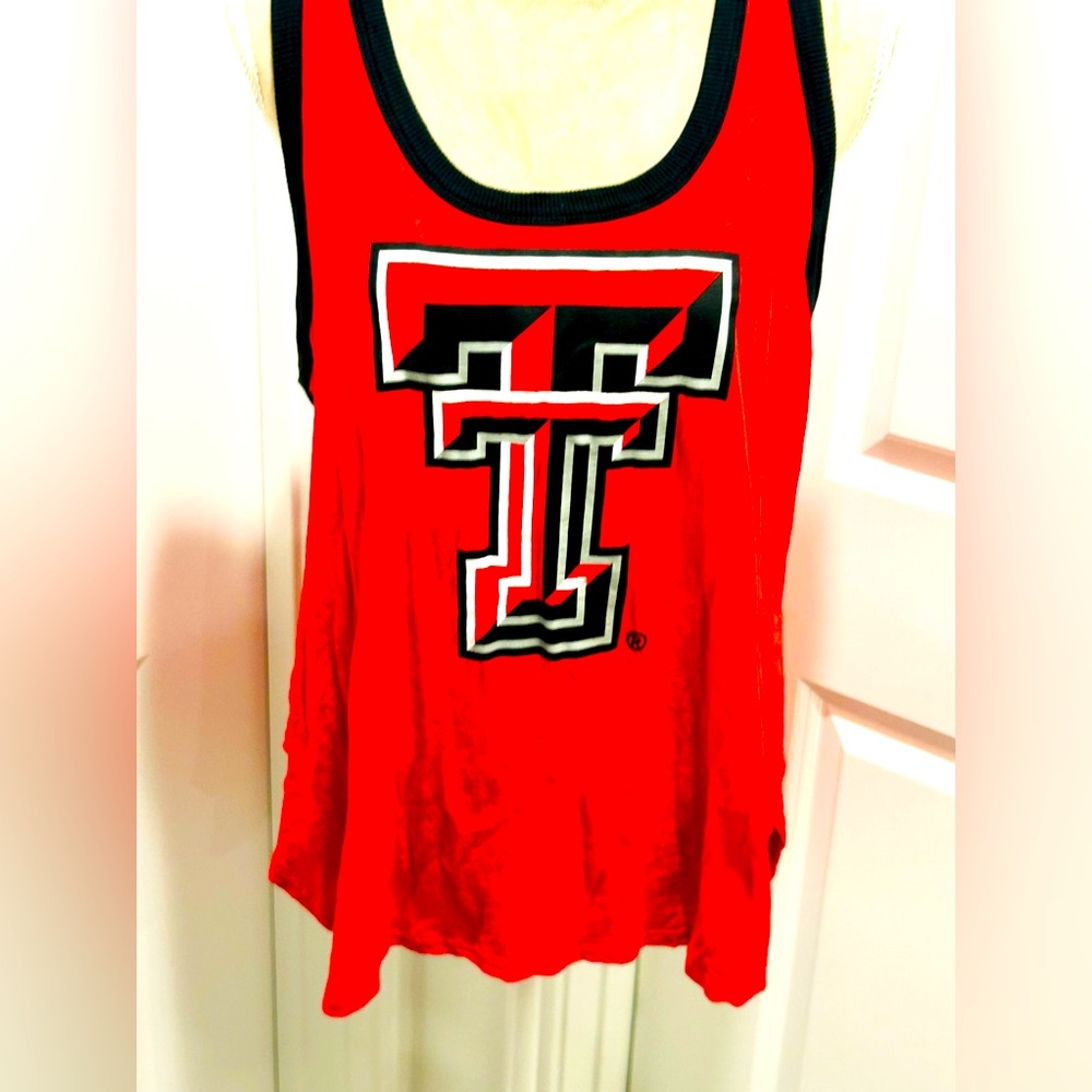$7 or 2/$10 tshirt sale: NCAA Texas Tech Red Raiders Color Block Tank Top tshirt